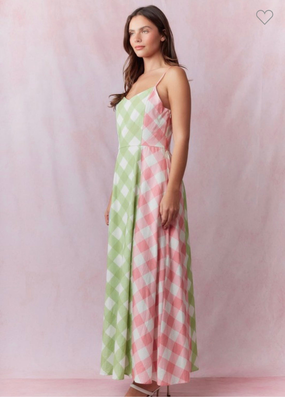 Spring Gingham Maxi