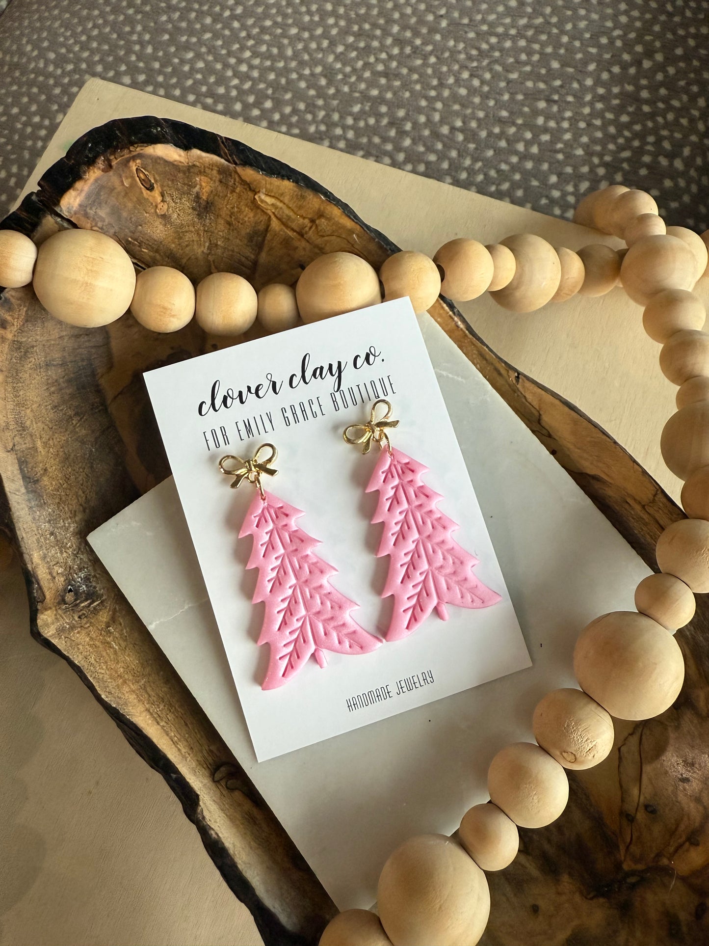 Clover Clay Christmas Earring Collection Part 1