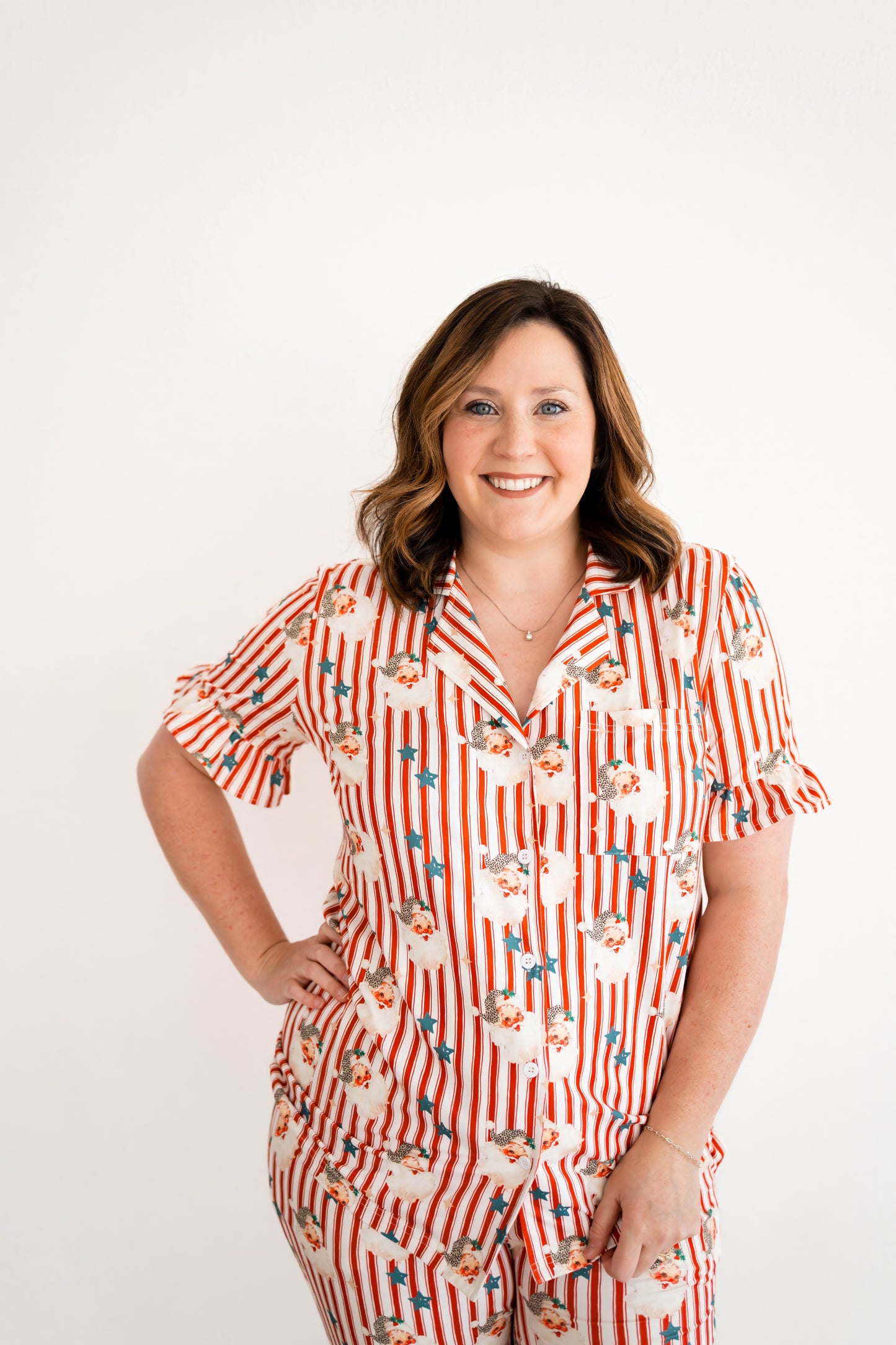 Emily Paige Designs Santa Pajamas