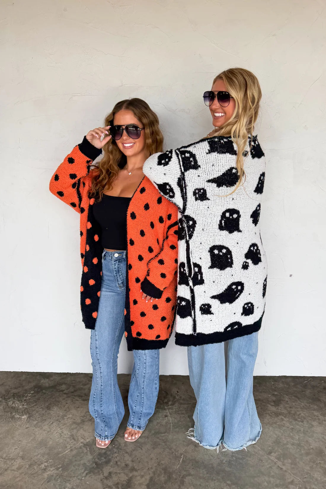 Boo Crew Reversible Cardigan by Blakeley