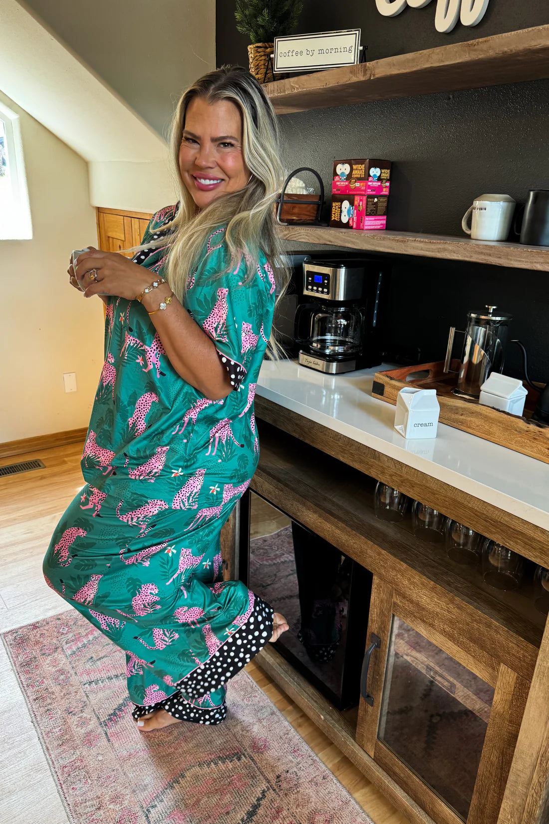 Blakeley Pink Leopard PJ Set