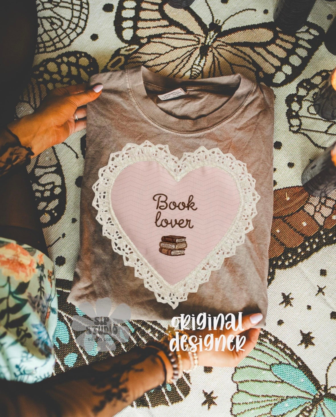 Book Lover Fancy Espresso Tee