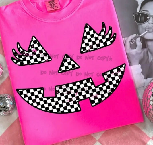 Checkered Mrs. Jack Tee/Sweatshirt