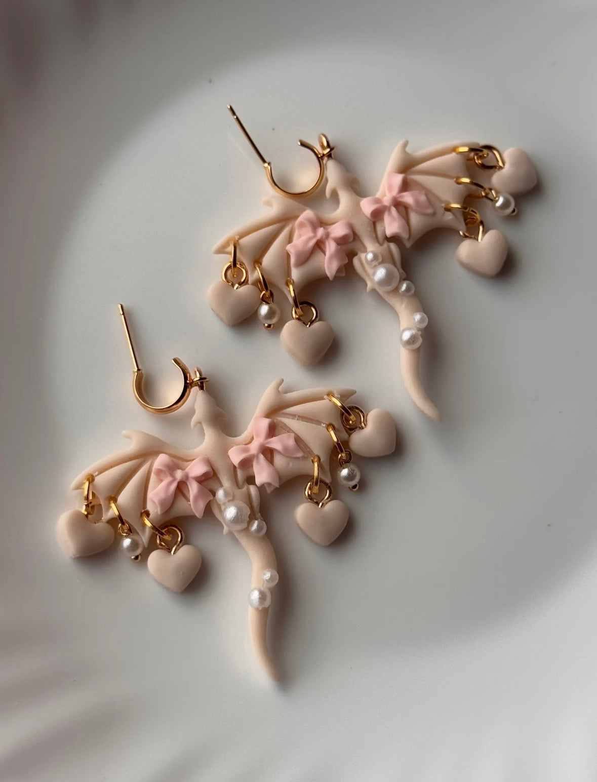 Coquette Dragon Earrings Pre-Order