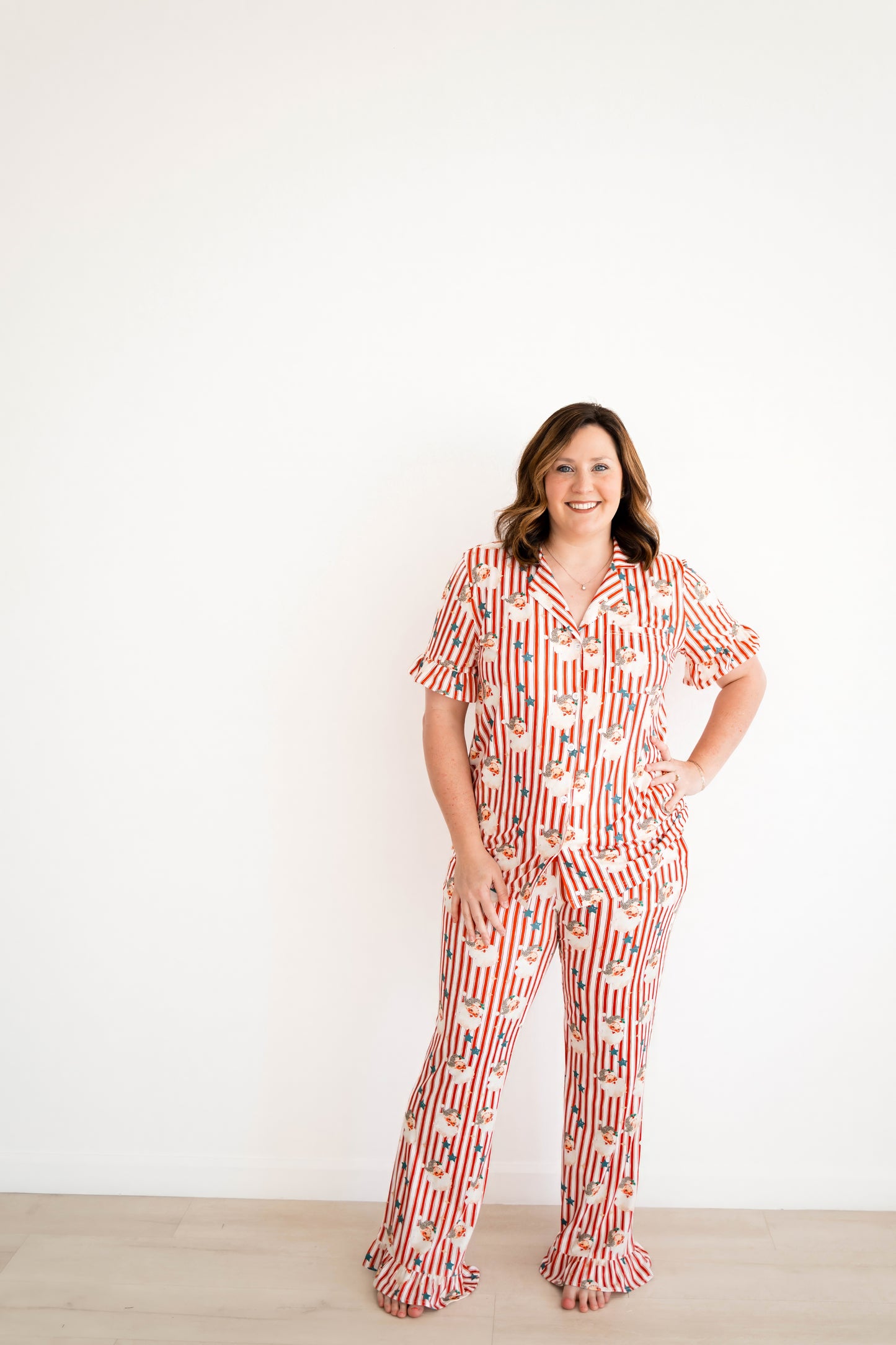Emily Paige Designs Santa Pajamas