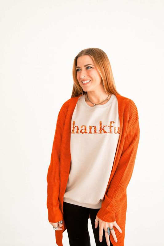Crisp Fall Knit Cardigan