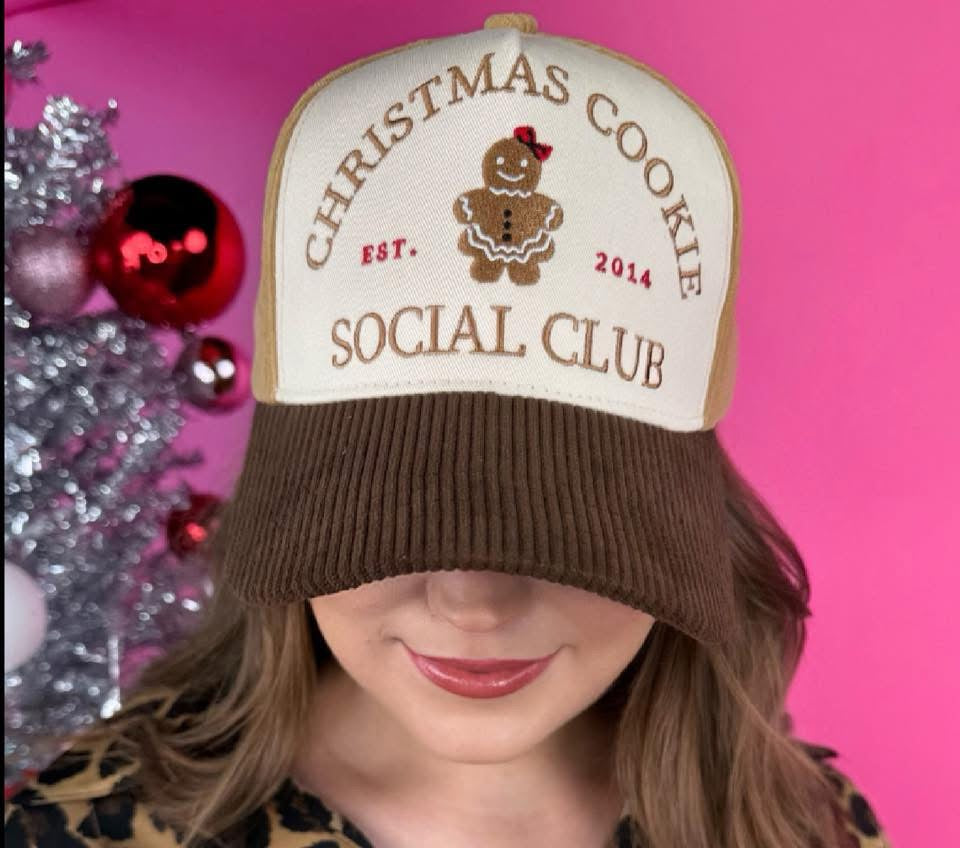 Christmas Cookie Social Club Hat