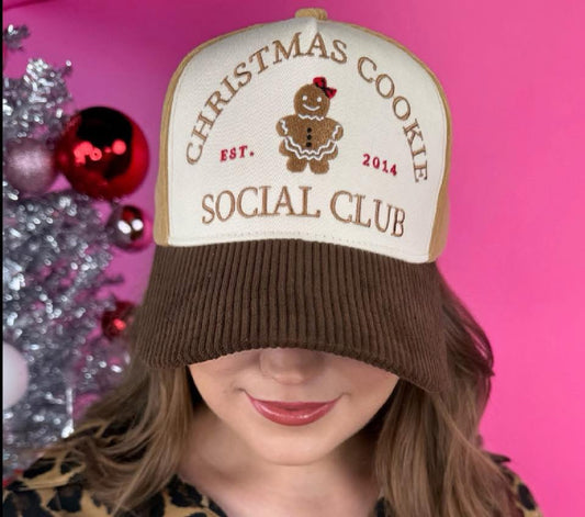 Christmas Cookie Social Club Hat