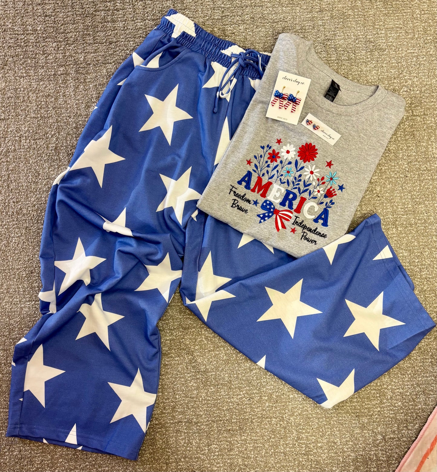 Blue Star Sweatpants by BiBi