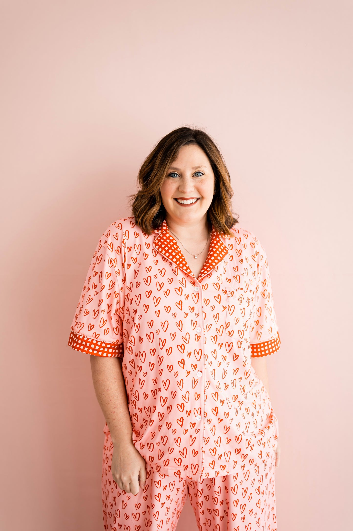 Gingham Heart PJ Set Deposit