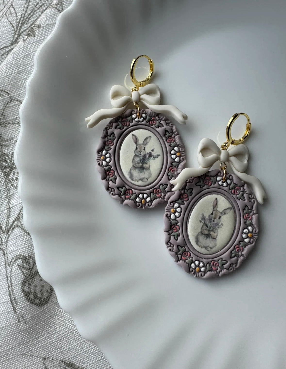 Spring/Easter Clay Earrings Pre-Order