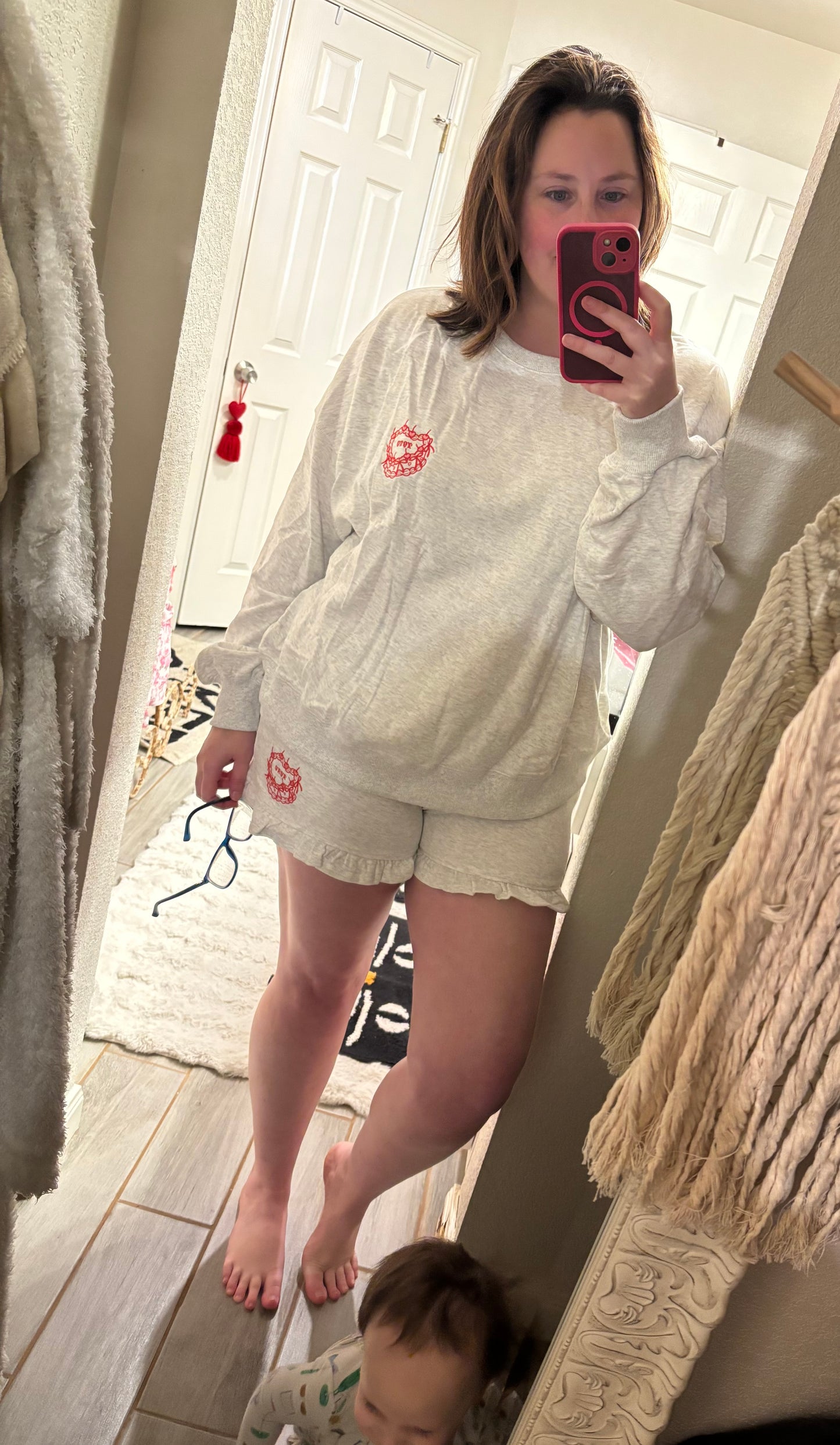 XOXO Embroidered Cake Lounge Set