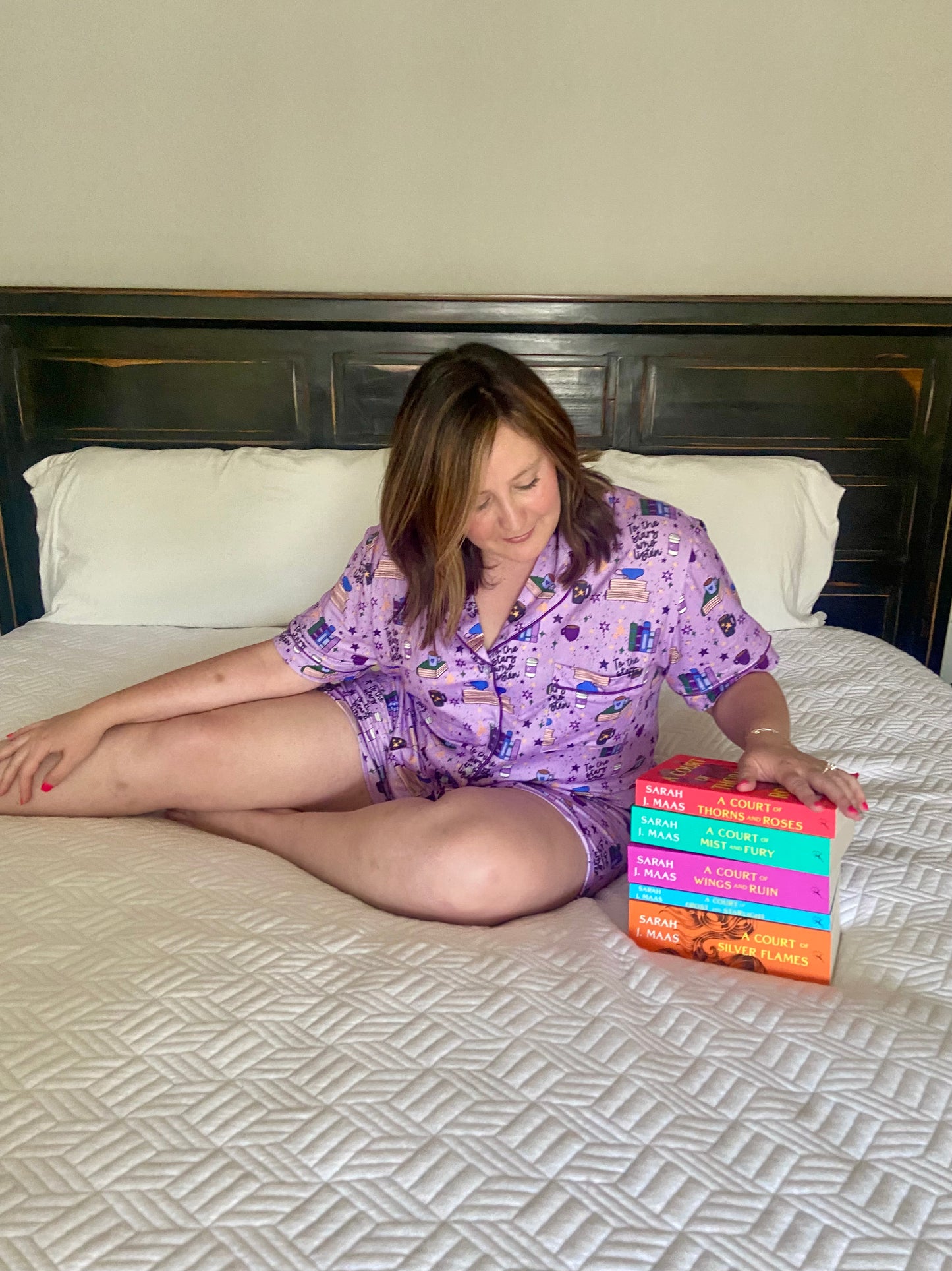 Emily Paige Designs Nightcourt Vibes PJ Short Set Deposit