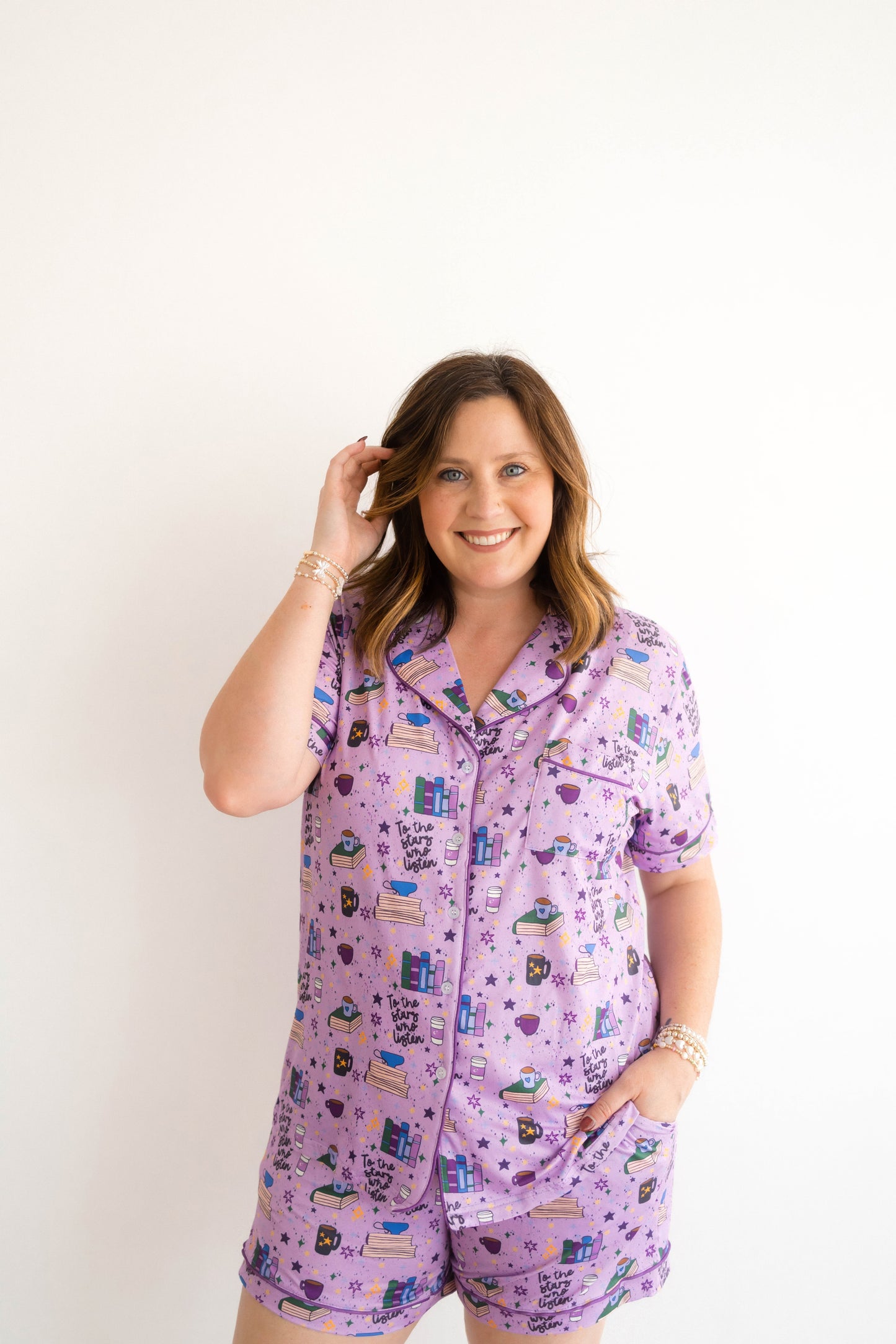 Emily Paige Designs Nightcourt Vibes PJ Short Set