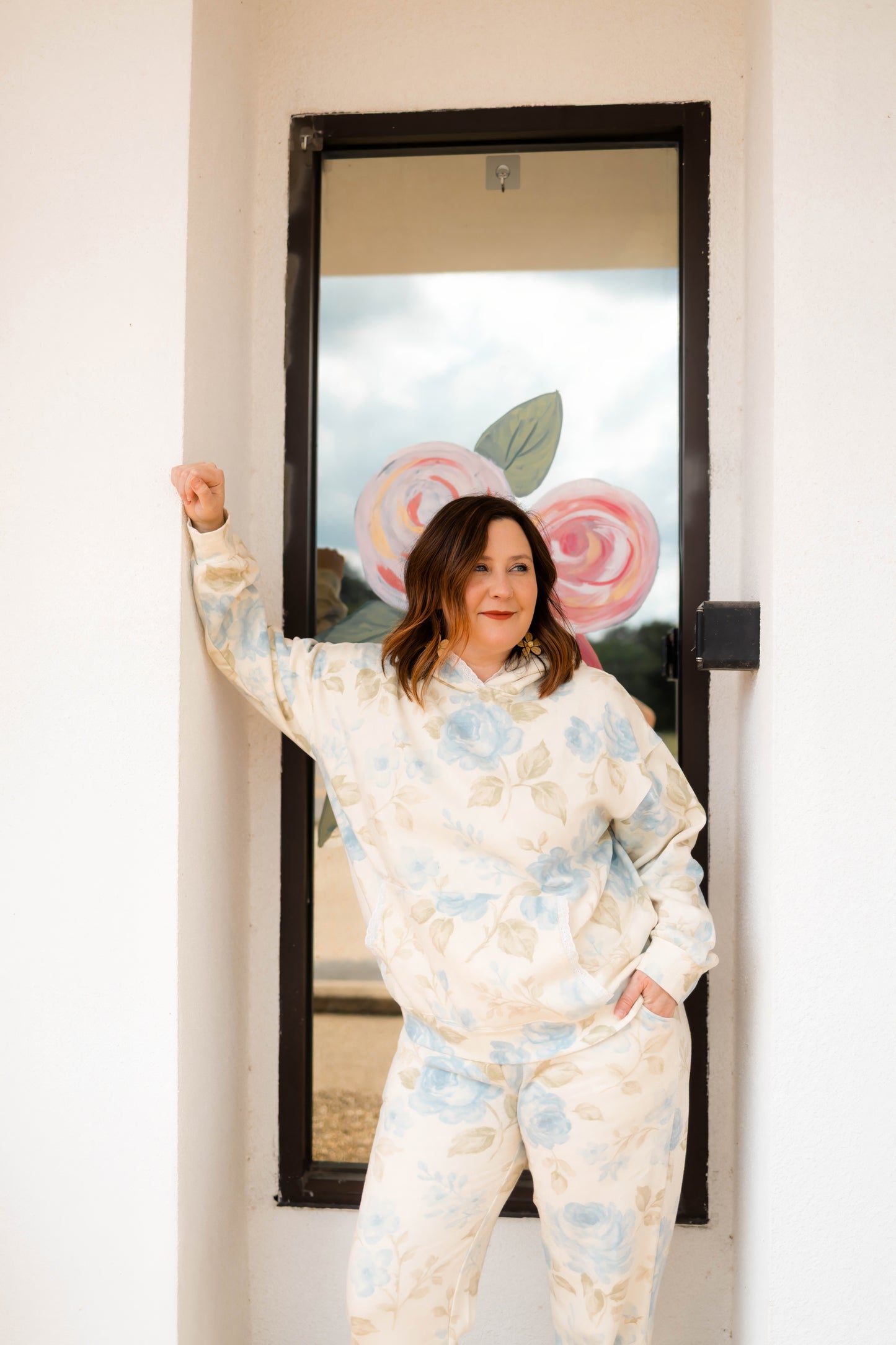 Lila Lace Hoodie Pullover by Blakeley