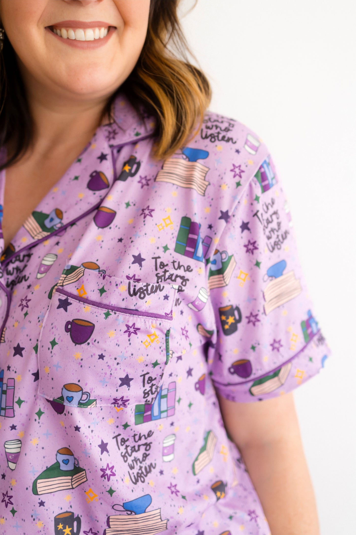 Emily Paige Designs Nightcourt Vibes PJ Short Set