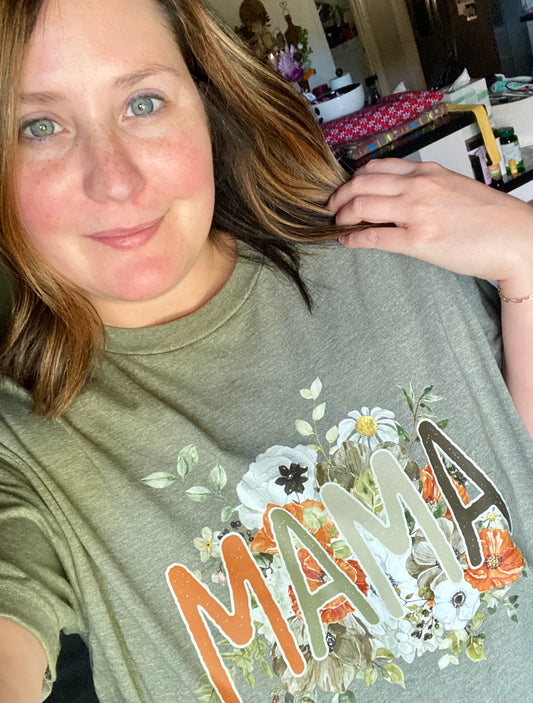 Olive Mama Tee