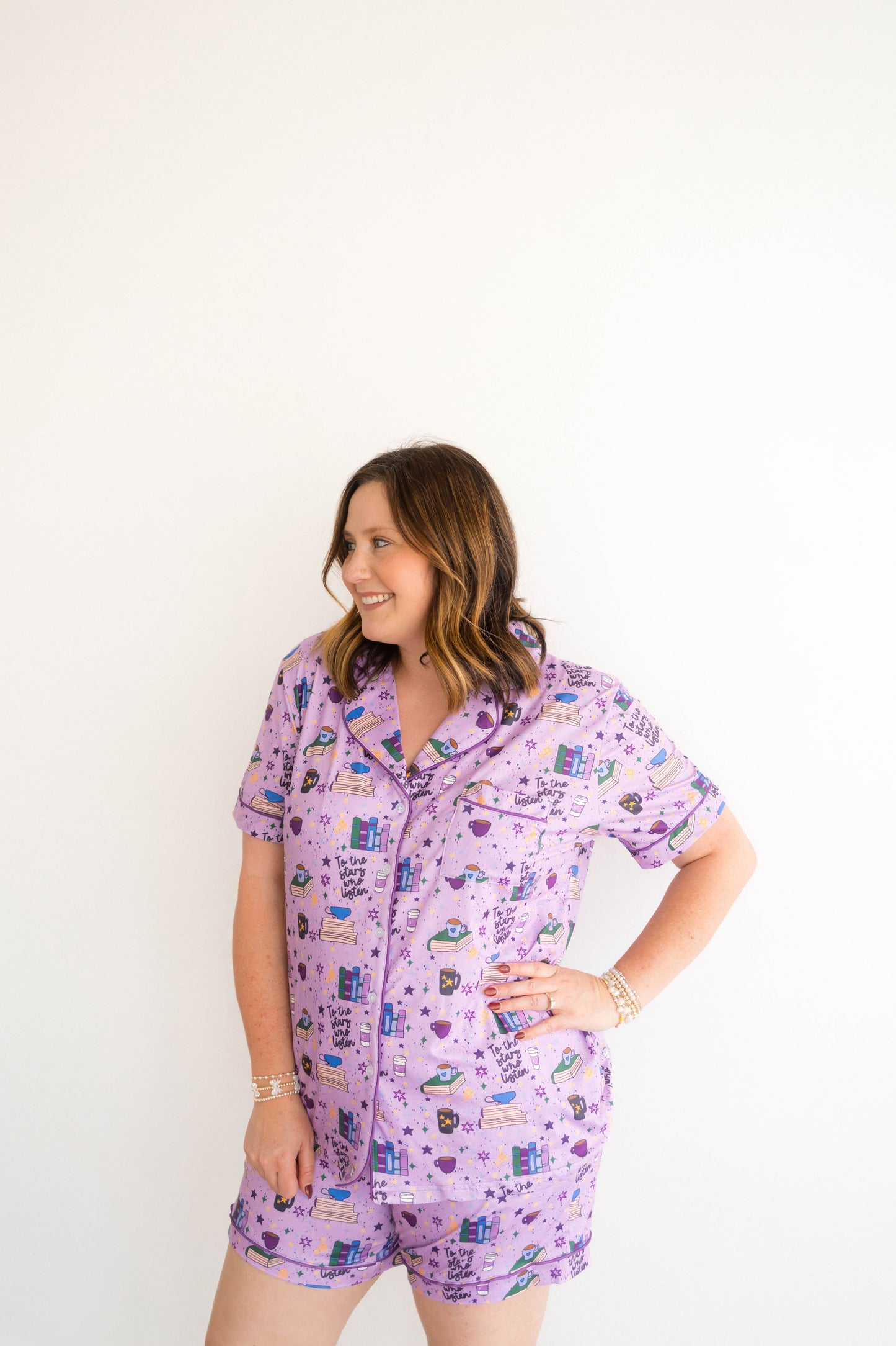 Emily Paige Designs Nightcourt Vibes PJ Short Set