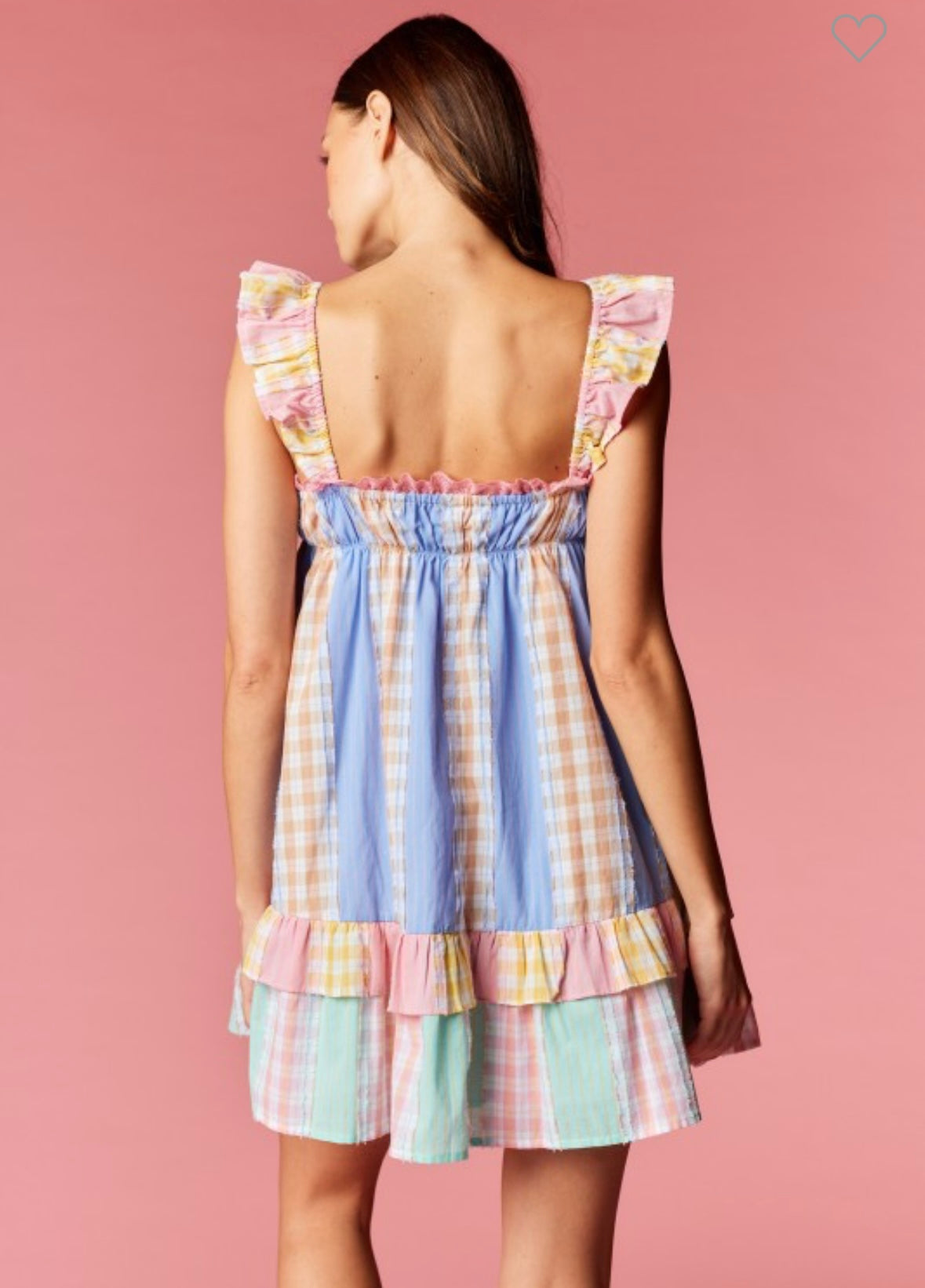 Pastel Patchwork Dress IN STOCK