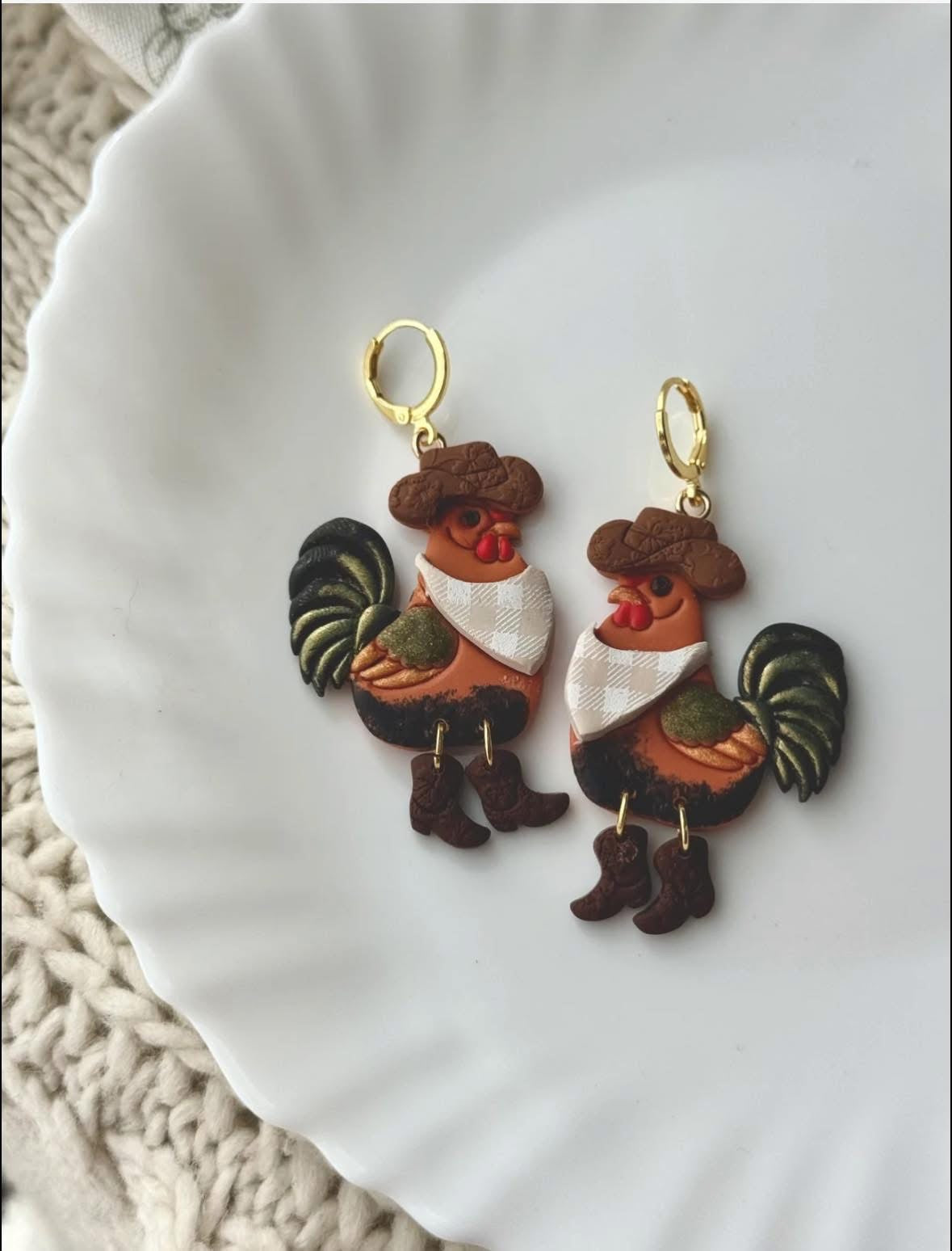 Spring/Easter Clay Earrings Pre-Order