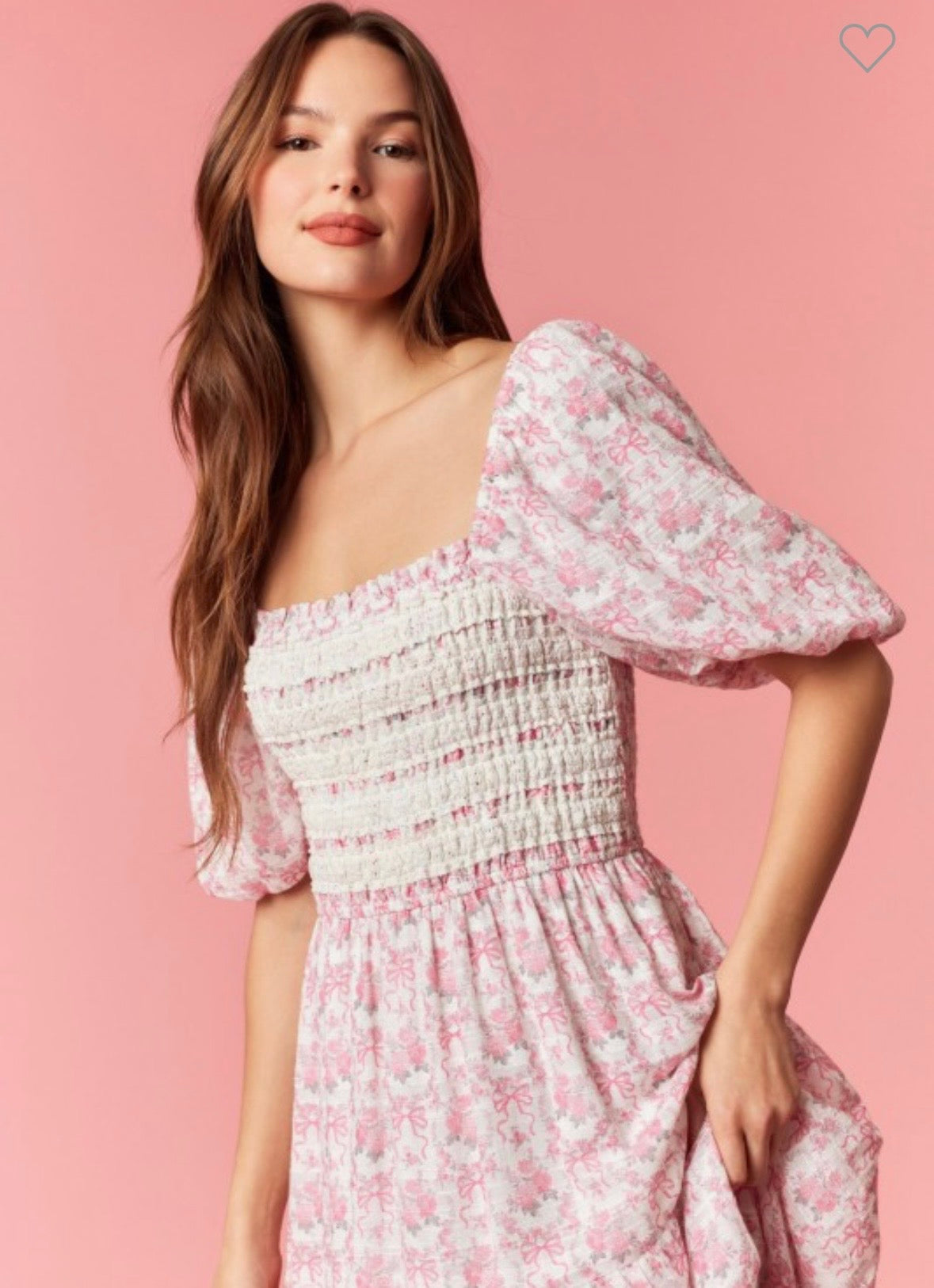 Isabella Lace Trimmed Floral Maxi