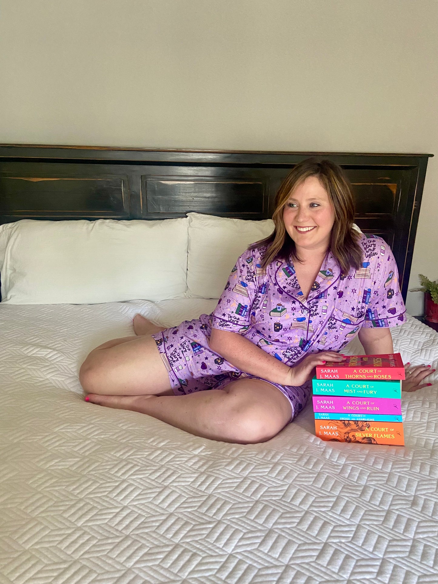 Emily Paige Designs Nightcourt Vibes PJ Short Set Deposit