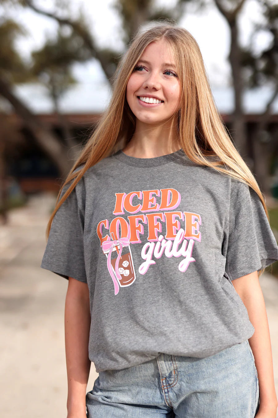 Iced Coffee Girly Tee by JLB