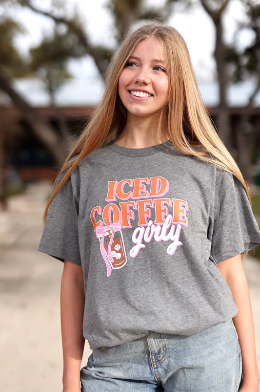 Iced Coffee Girly Tee by JLB