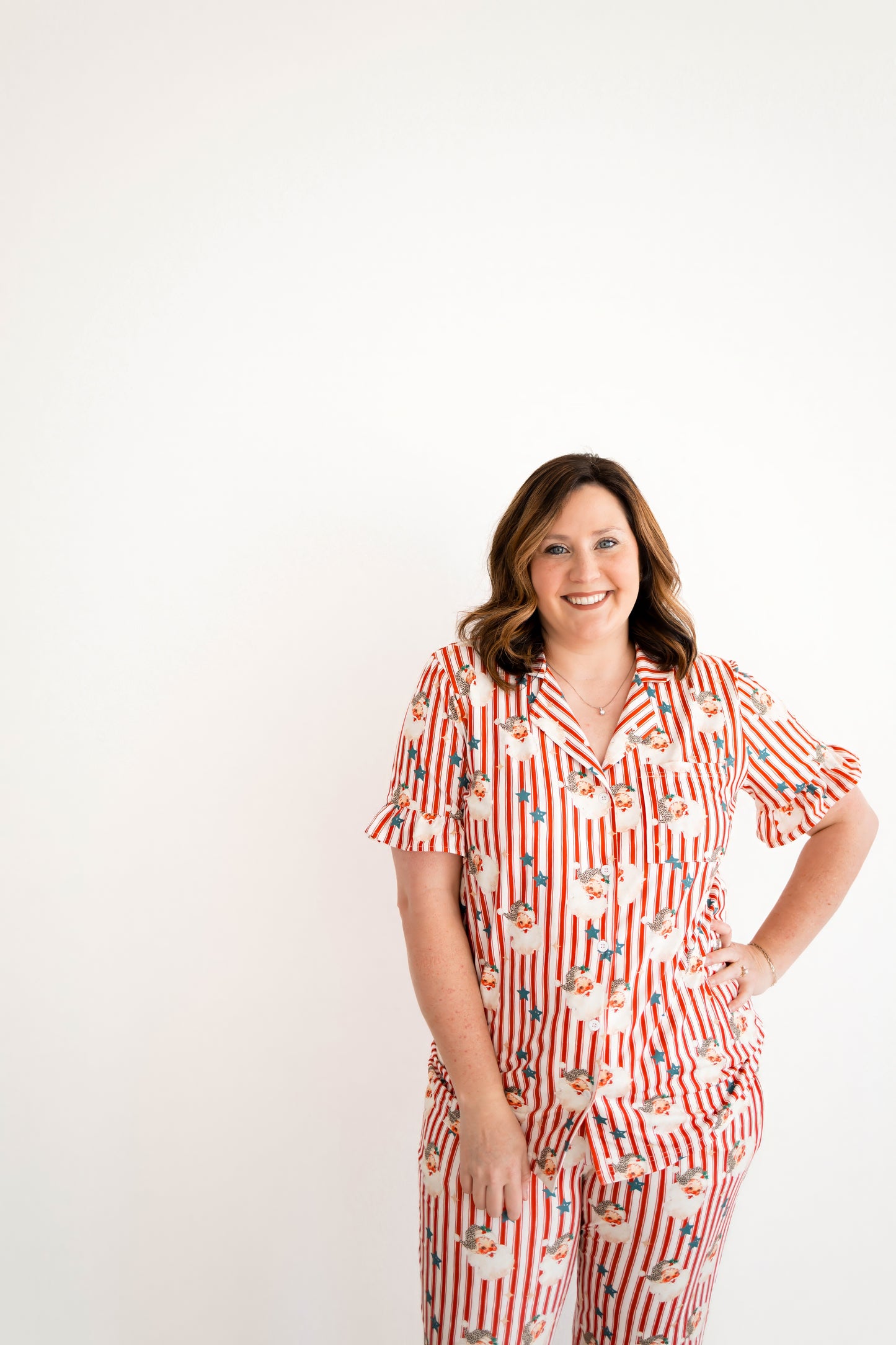 Emily Paige Designs Santa Pajamas