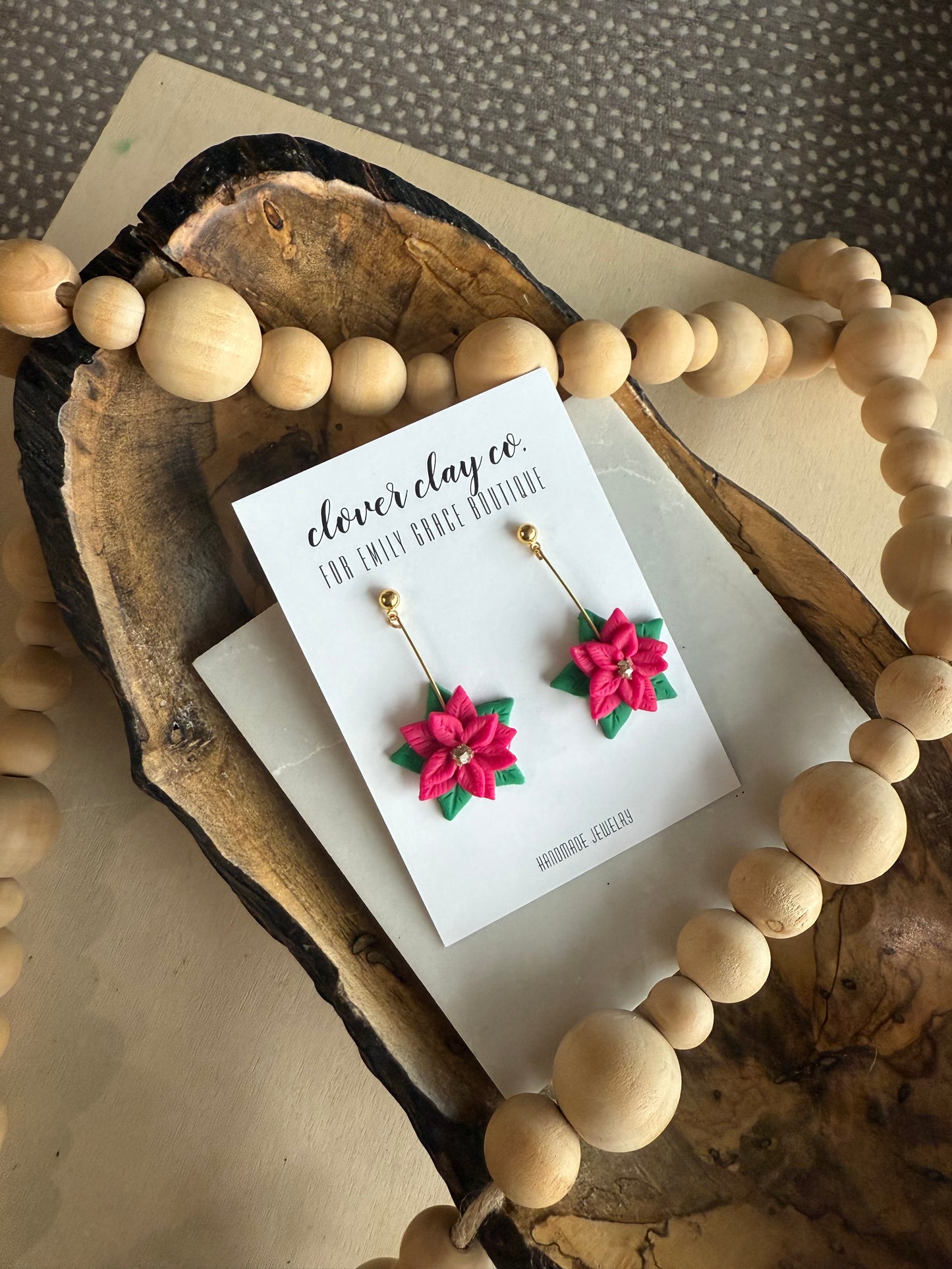 Clover Clay Christmas Earring Collection Part 1