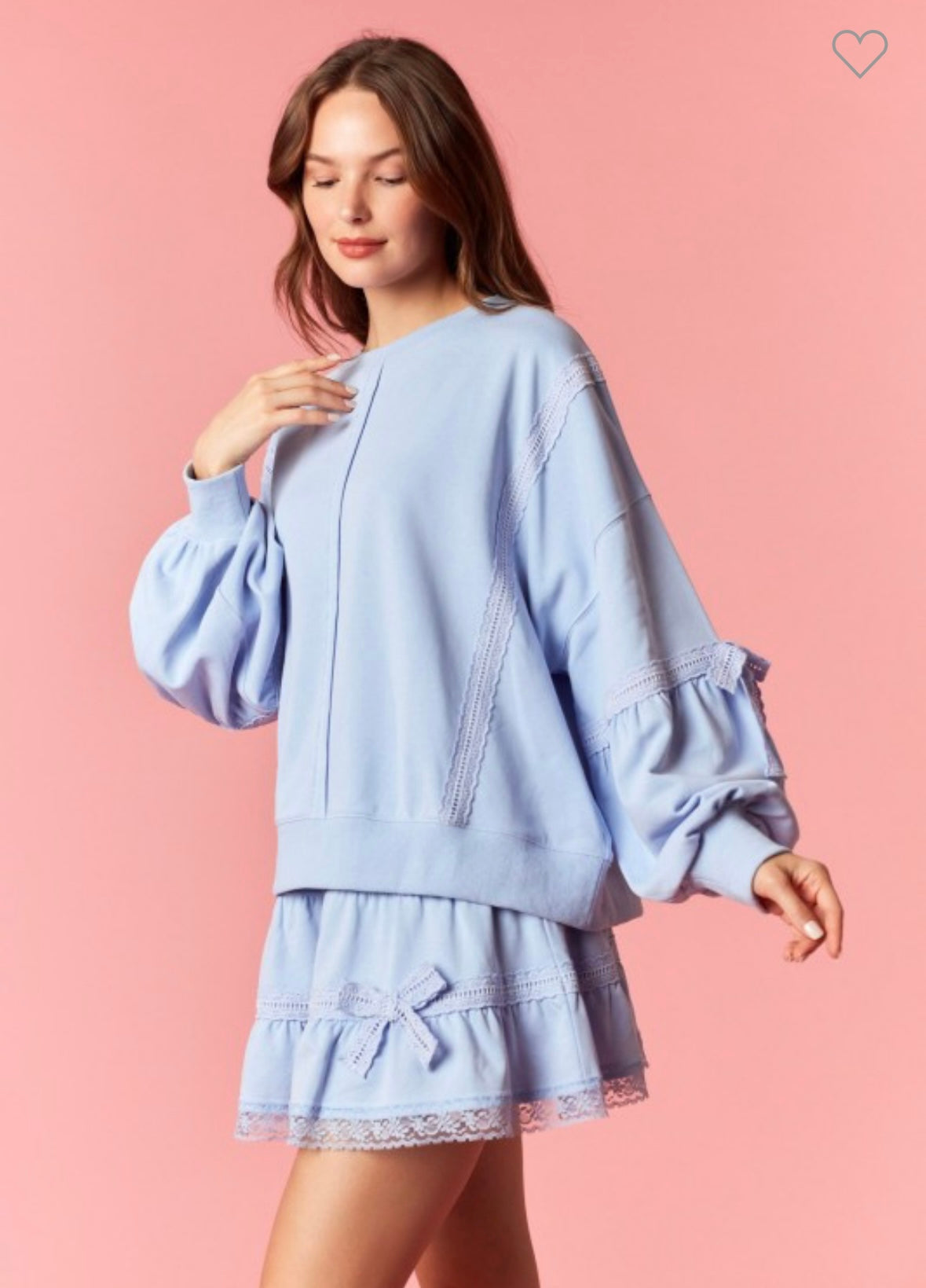 Dusty Blue Skort Set