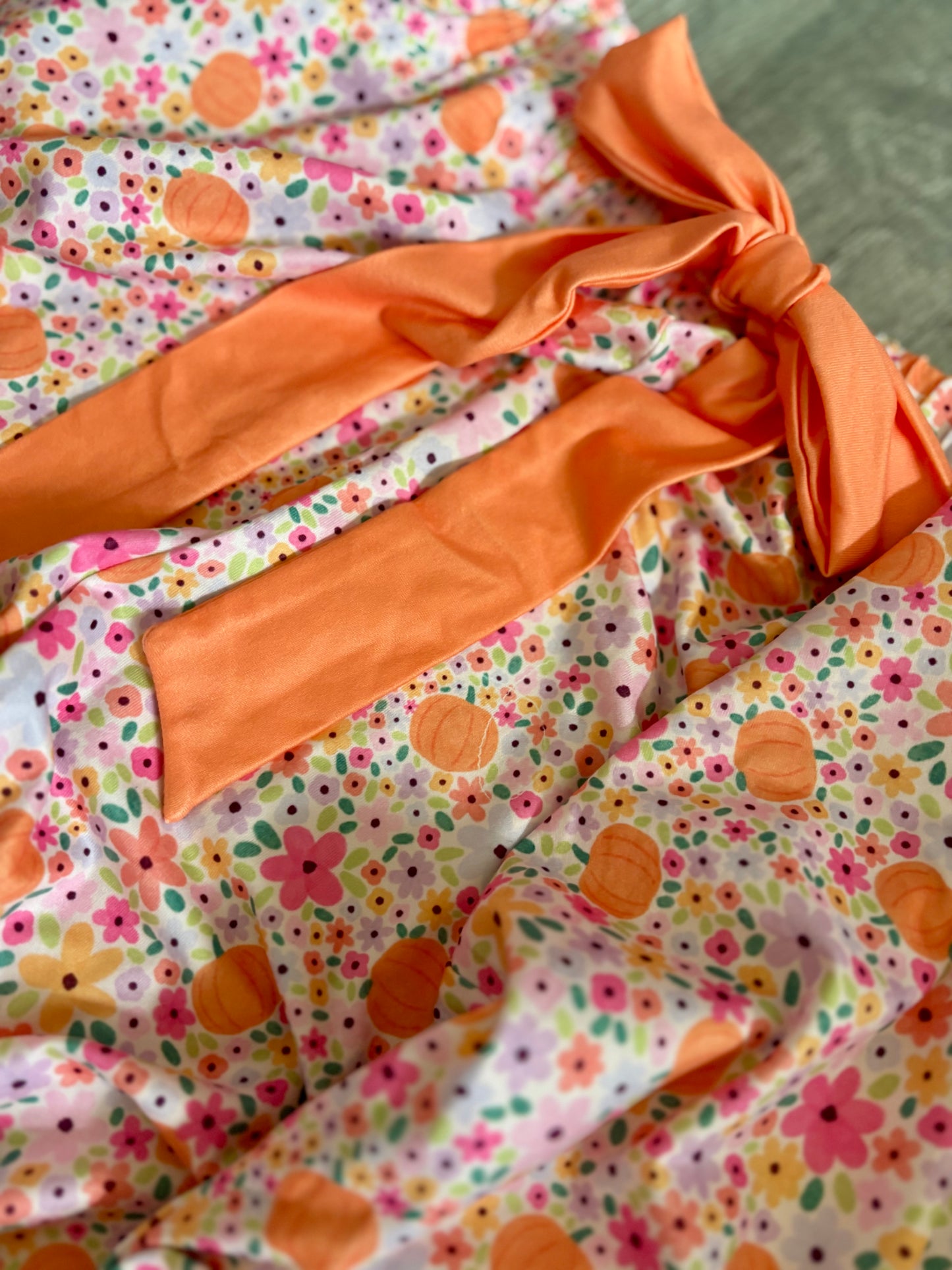 Emily Paige Designs Floral Pumpkin PJ Set Deposit