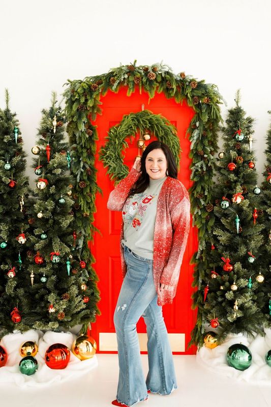 Multi Christmas Tee Bay Comfort Colors Tee