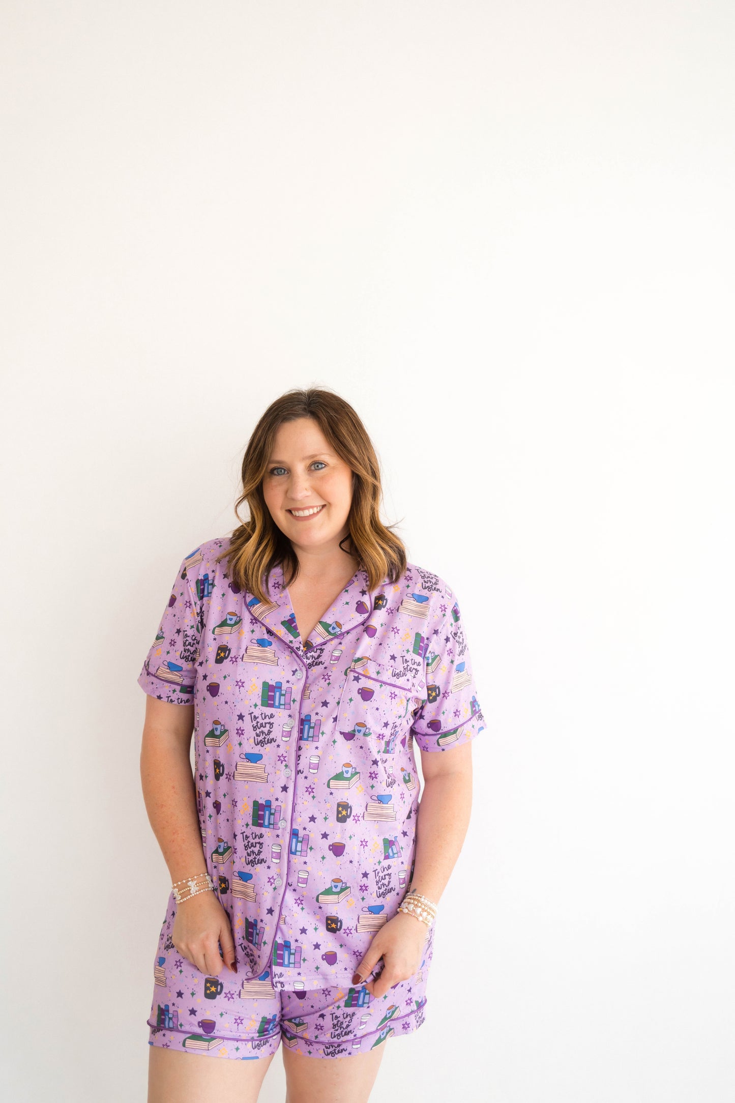 Emily Paige Designs Nightcourt Vibes PJ Short Set