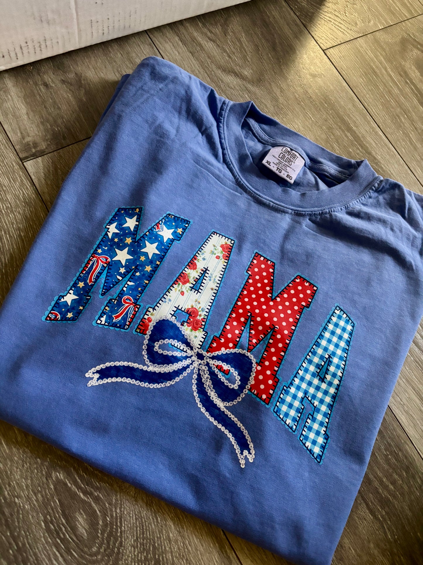 Red, White, and Blue Mama Tee