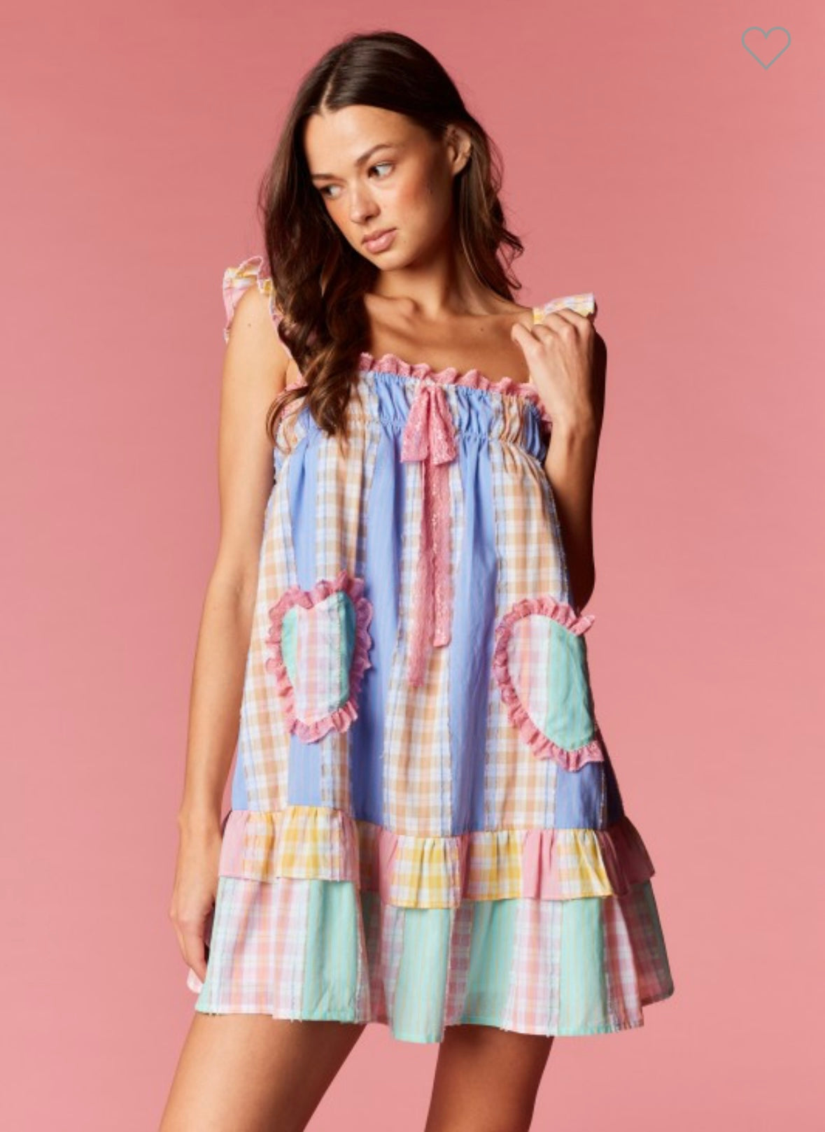 Pastel Patchwork Dress IN STOCK
