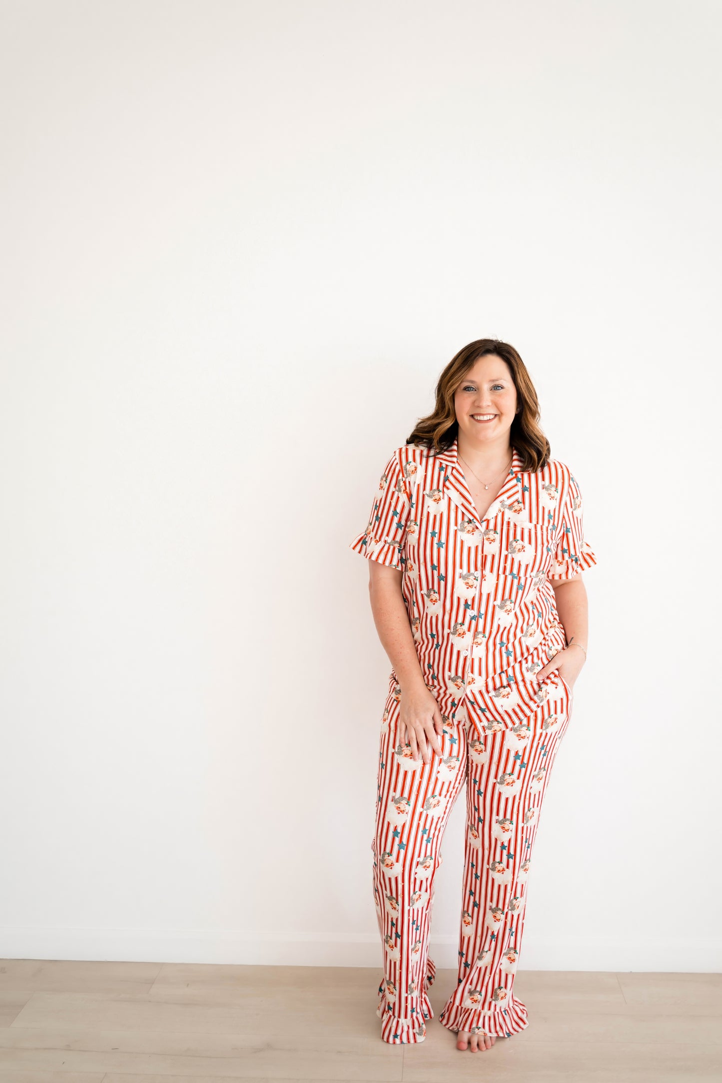 Emily Paige Designs Santa Pajamas