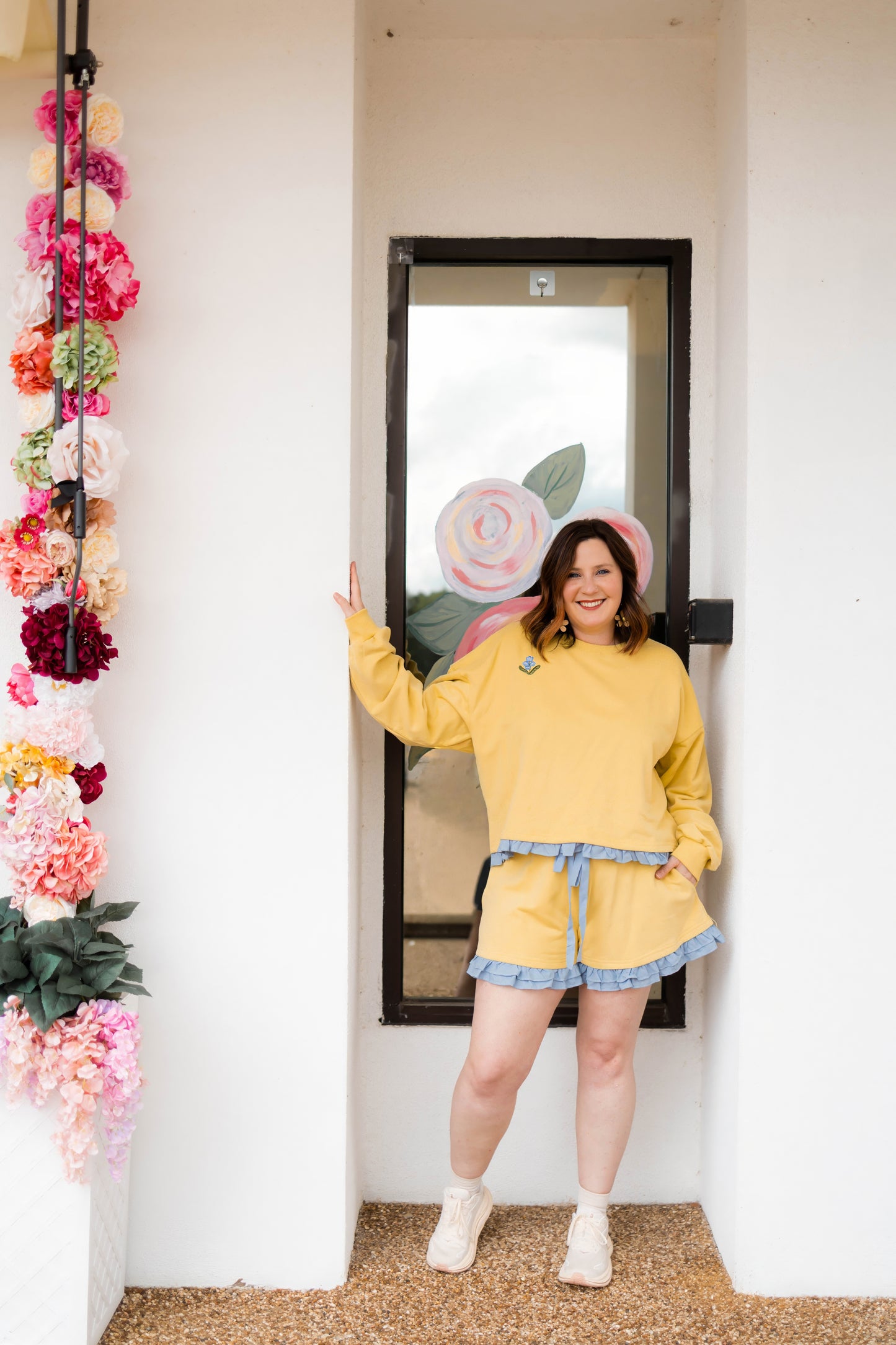 Spring Flower Short Set by Blakeley