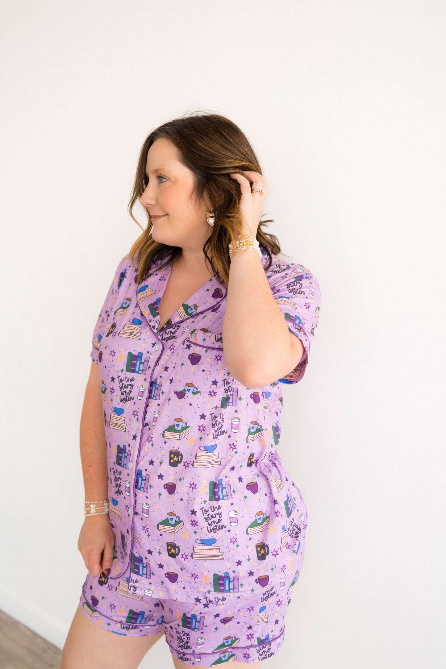 Emily Paige Designs Nightcourt Vibes PJ Short Set