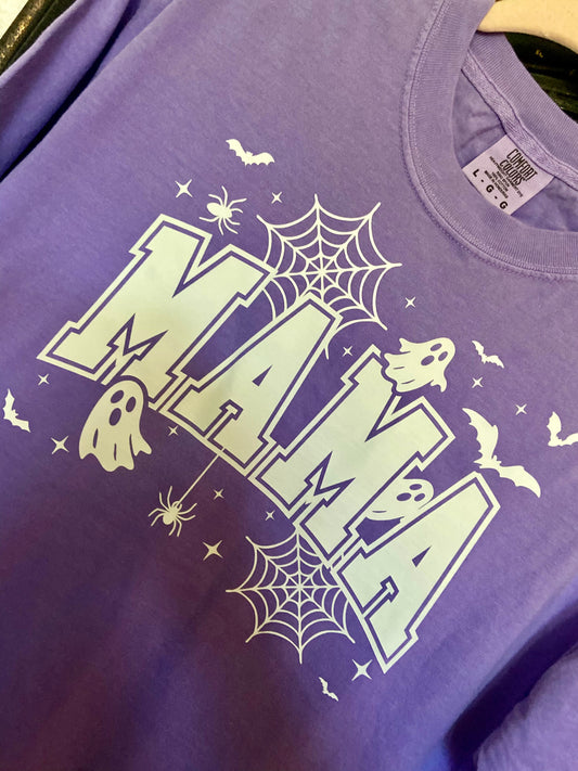 Spooky Purple Mama Tee