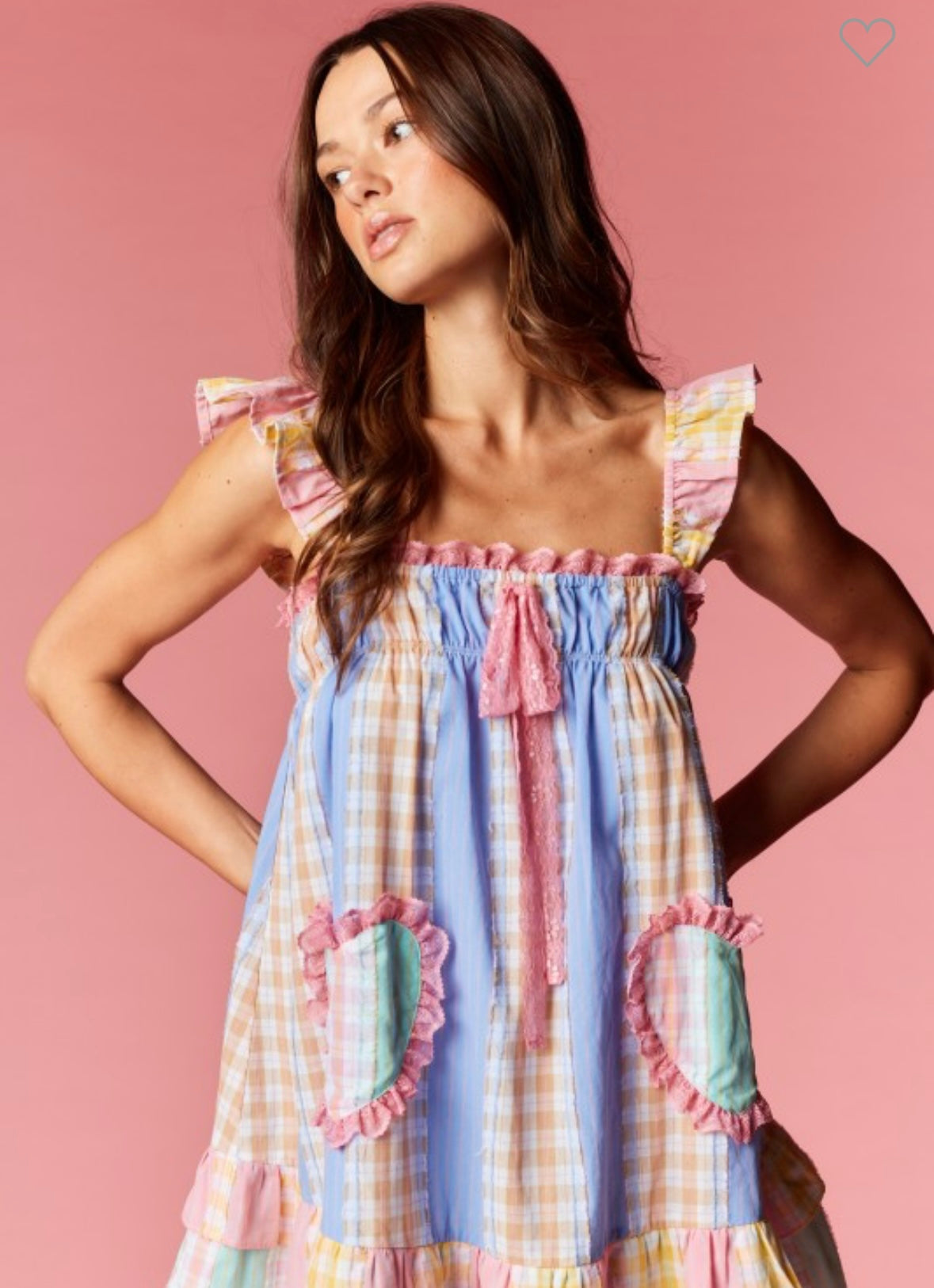 Pastel Patchwork Dress IN STOCK