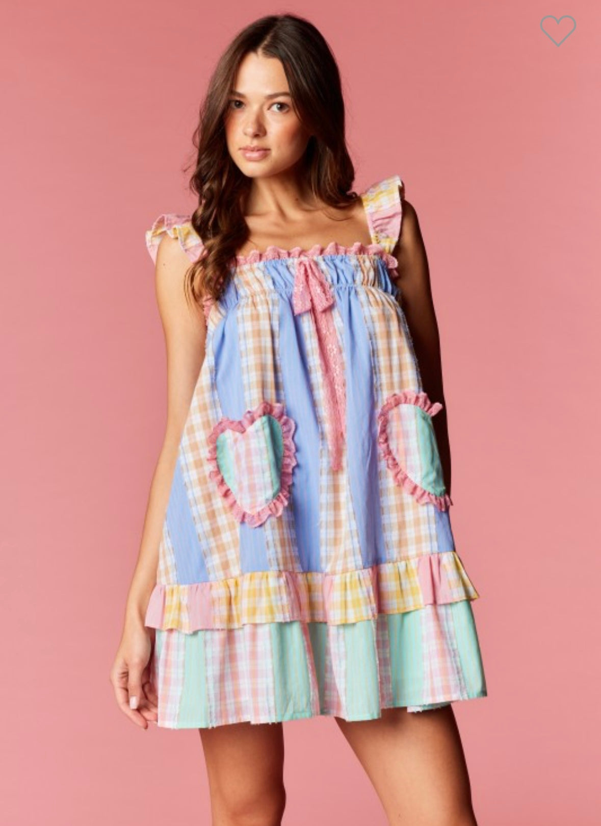 Pastel Patchwork Dress IN STOCK