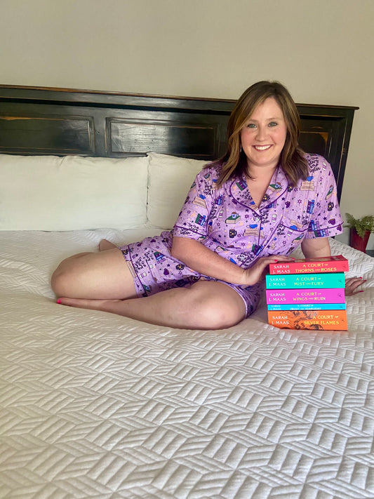 Emily Paige Designs Nightcourt Vibes PJ Short Set Deposit