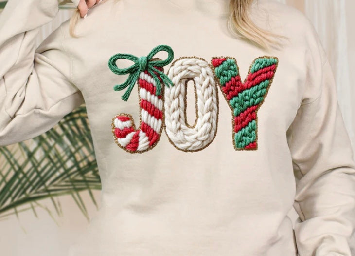 Cream Joy Sweatshirt