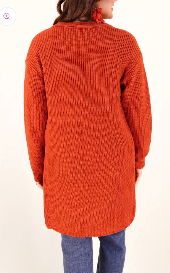 Crisp Fall Knit Cardigan