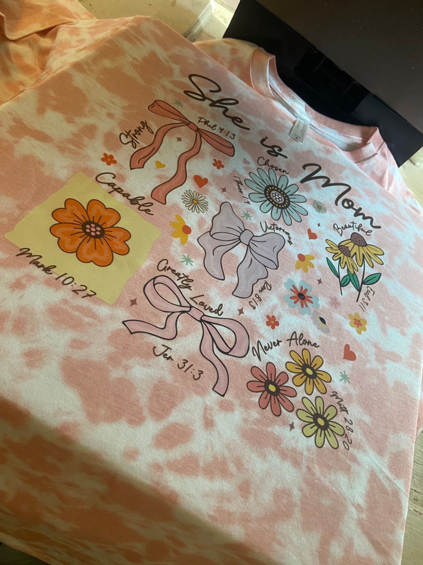 She is Mom Tie Dye Tee