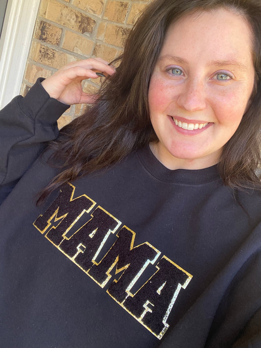 Mama Chenille Pullover