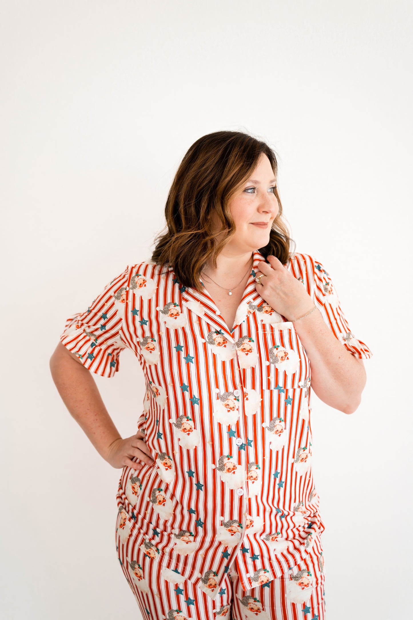 Emily Paige Designs Santa Pajamas