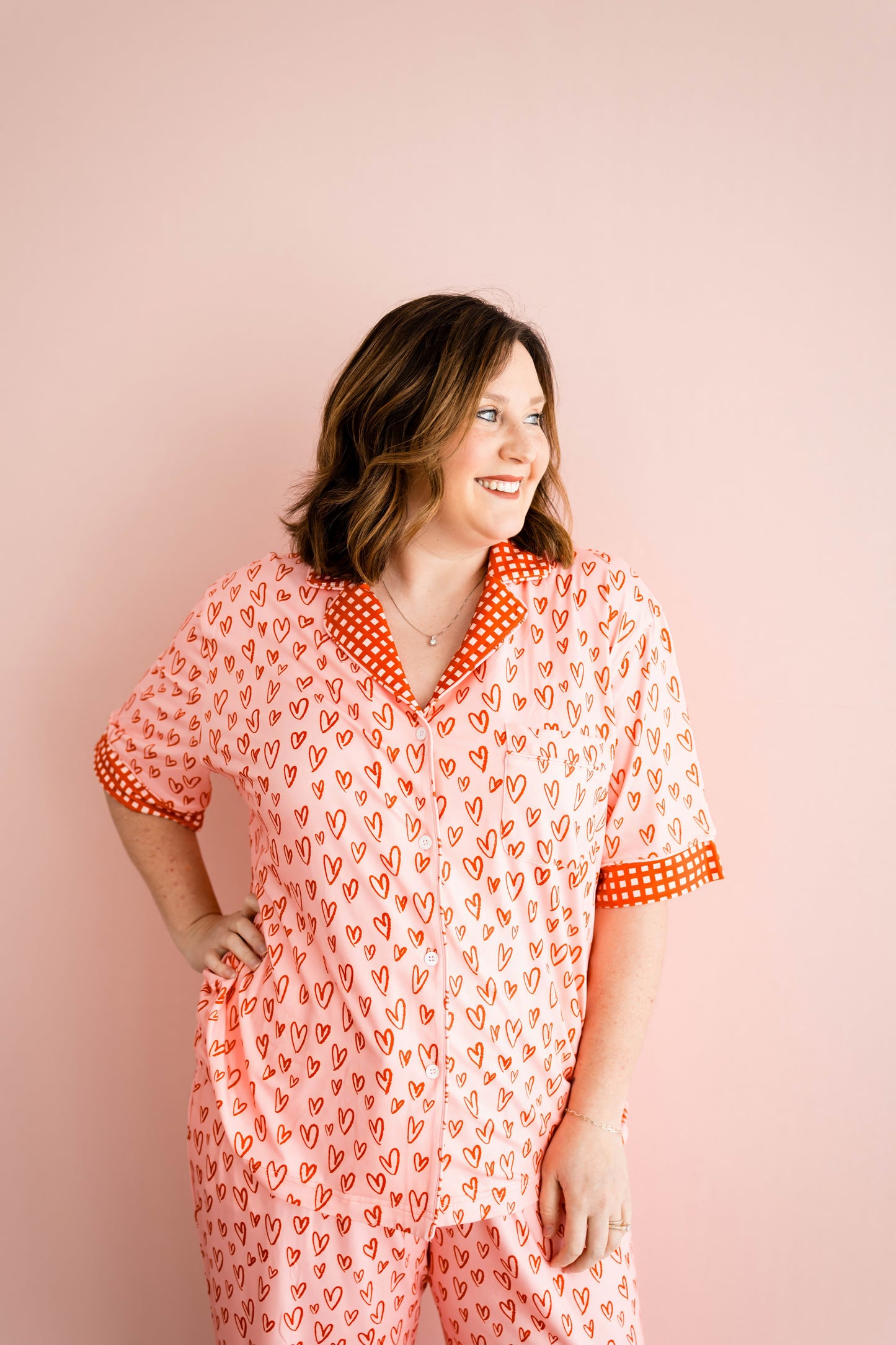 Gingham Heart PJ Set Deposit