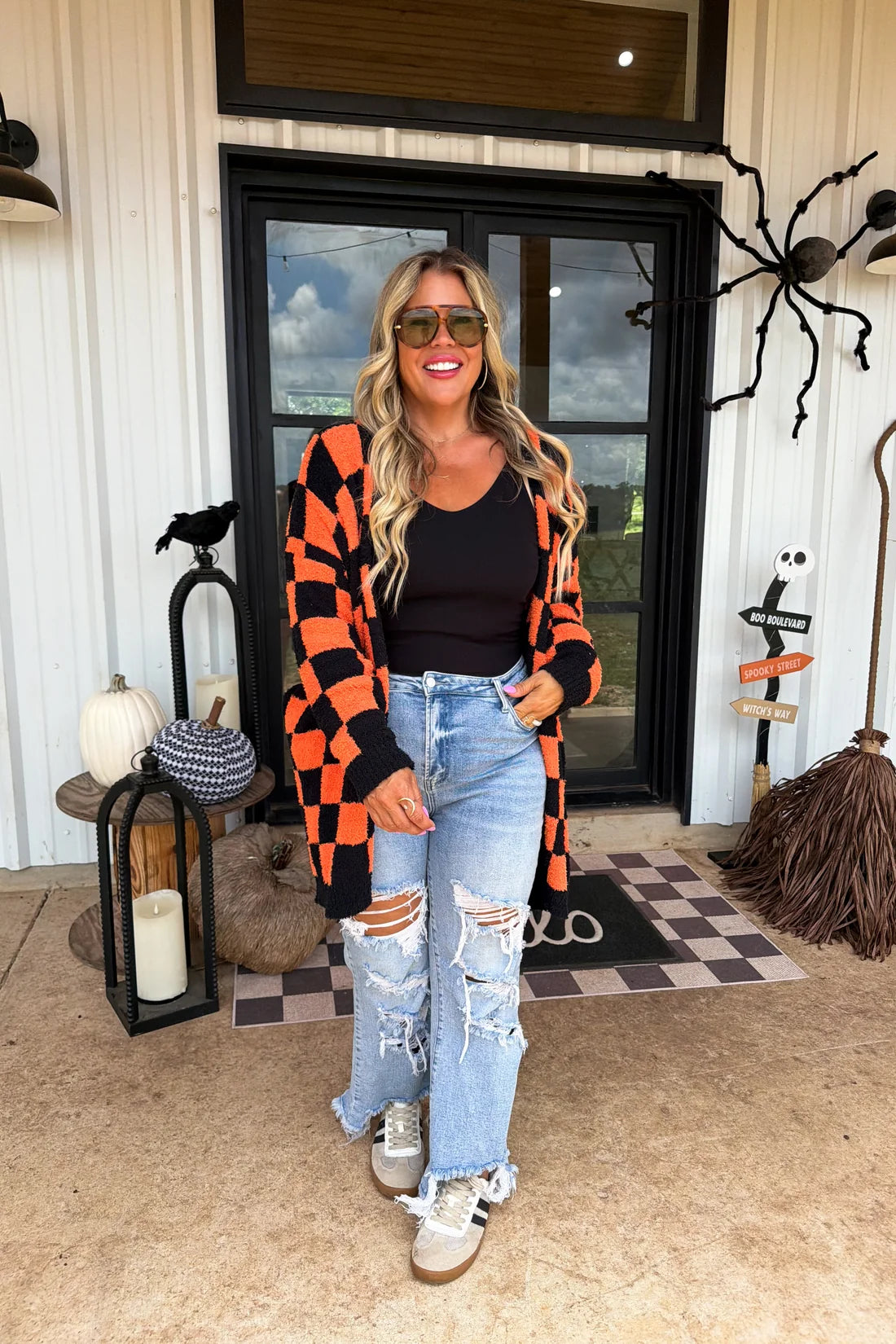 Boo Crew Reversible Cardigan by Blakeley